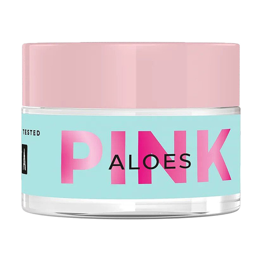 Інтенсивно зволожувальний денний гель-крем для обличчя AA Aloes Pink Cream-Gel для всіх типів шкіри, 50 мл